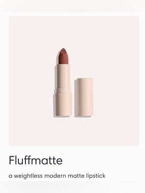 NIB Sunnies Face Fluffmatte [Weightless Modern Matte Lipstick] in Brunette